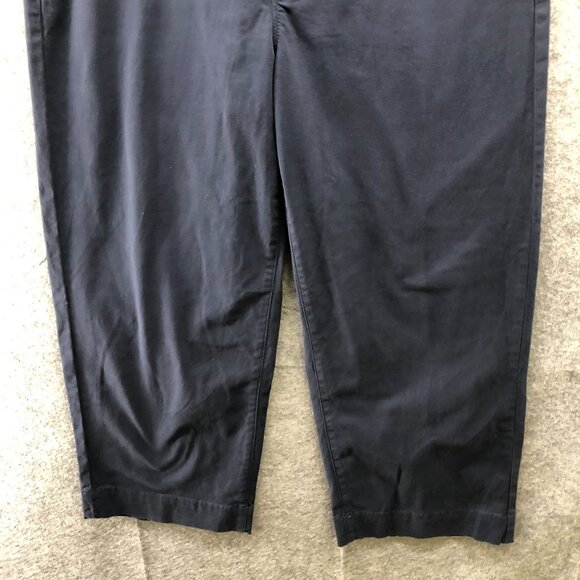 NWT Gloria Vanderbilt High Rise Wide Leg Crop Jean Size 14 Shape Effect Blue - Picture 4 of 13